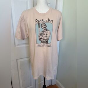 Authentic Pearl Jam Concert Tee Large